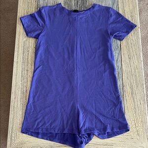 Zara Vibrant purple Short Sleeve Romper